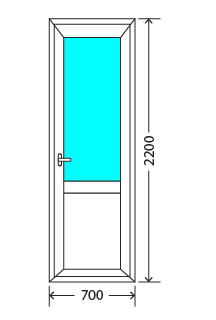 Балконный блок: дверь - Exprof XS-358 Егорьевск