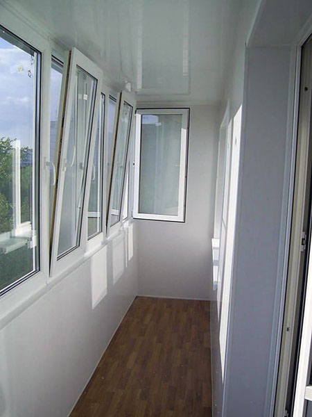 Тёплое и холодное распашное остекление балконов алюминиевым профилем Егорьевск
