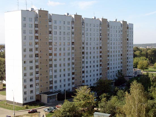 Остекление балконов в доме серии П 30 Егорьевск