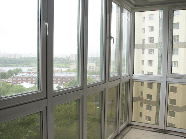 Остекление балкона в пол Егорьевск